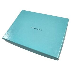 Tiffany & Co. Stationery Set 5 Blank Note Cards Envelopes Embossed Silver Border